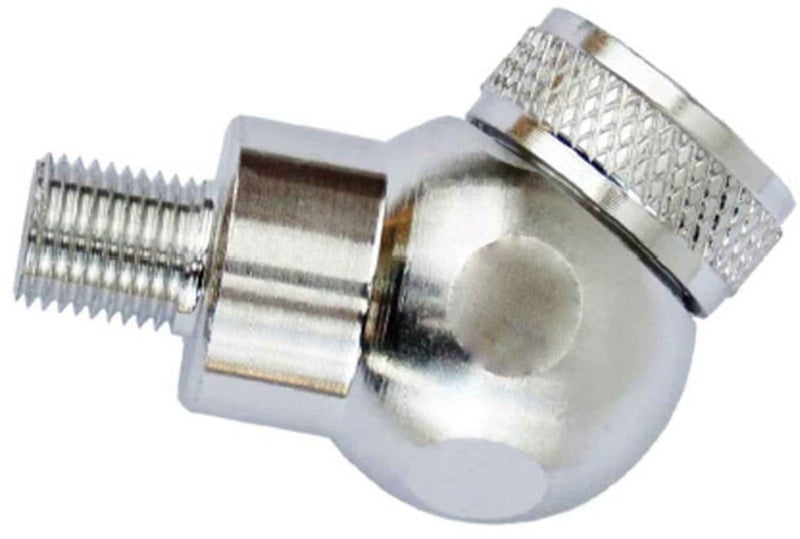 Prestacycle Angle Mini Presta Head with Urethane Elastomer Gasket â€“ Compatible with Floor Pumps & Prestaflator Pro Tools, Lightweight 6061-T6 Alloy, Fits All Presta Valves Including Tubeless